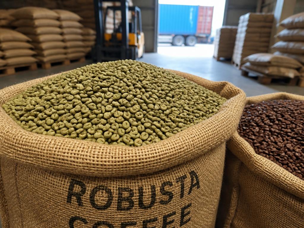 Green Robusta Coffee Beans in Kenya Green Robusta Coffee Beans in Kenya
